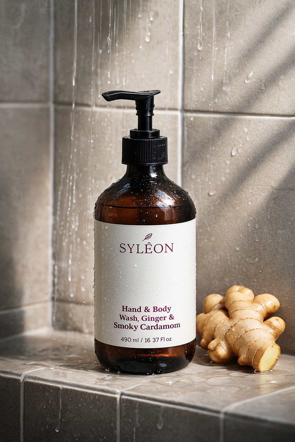 Hand & Body Wash, Ginger & Smoky Cardamom